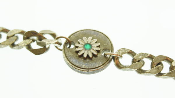 ティーモダンストリートウェア TTT MSW Flower Necklace フラワーネックレス メンズジュエリー・アクセサリー ネックレス・ペンダント シルバー 103G-185