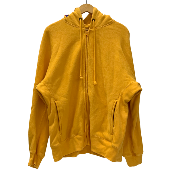 チャンピオン Champion × N.HOOLYWOOD ZIP-UP HOODED SWEATSHIRT C8-Y113 パーカ イエロー Mサイズ 201MT-4547