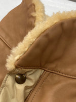 ロッキーマウンテンフェザーベッド Rocky Mountain Featherbed RM CHRISTY JACKET クリスティ ジャケット ダウン ダブルジップ 襟ボア 切替え アウター 薄茶 450-472-22 サイズ 36 ジャケット 無地 ベージュ 104MT-1443