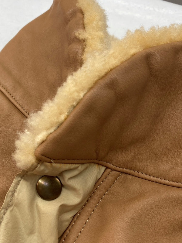 ロッキーマウンテンフェザーベッド Rocky Mountain Featherbed RM CHRISTY JACKET クリスティ ジャケット ダウン ダブルジップ 襟ボア 切替え アウター 薄茶 450-472-22 サイズ 36 ジャケット 無地 ベージュ 104MT-1443