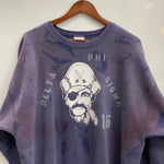 【曜日割引対象外】 ヘインズ Hanes 90's DELTA PHI SIGMA ステンシル スウェット ネイビー XLサイズ 201MT-4378 VB