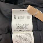 アベイシングエイプ A BATHING APE 中綿 ジャケット ブラック XLサイズ 201MT-4827