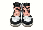 ナイキ NIKE 22年製 AIR JORDAN 1 RETRO HIGH OG BLEACHED CORAL エア ジョーダン レトロ ハイ ブリーチド コーラル AJ1 白 灰 黒 555088-108 メンズ靴 スニーカー ホワイト 27.5cm 104S-642