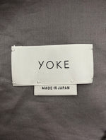 ヨーク YOKE 20SS FREE EASY PANTS フリー イージー パンツ ジップフライ ワイド ストレッチ ズボン 灰 無地 YK20SS0117P スラックス グレー Mサイズ 104MB-165