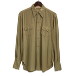 【曜日割引対象外】 ヴィンテージ vintage 40's FORBES ウエスタンシャツ 長袖シャツ ベージュ 201MT-4422 VB