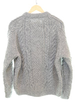 ヒマラヤンクライマーズハンドニット HIMALAYAN CLIMBER'S HANDKNIT 手編みショールZIPカーディガン HCK-F5  セーター グレー Lサイズ 103MT-3279