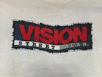 ヴィジョン ストリート ウェア VISION STREET WEAR ©1987 80s 80's Vintage ヴィンテージ ロゴ MADE IN USA アメリカ製 Tシャツ ワインレッド Mサイズ 101MT-3072