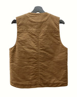 クーティー COOTIE WOOL VEST ウール ベスト 裏地ウール アウター インナー 茶 ベスト 無地 ブラウン Mサイズ 104MT-893