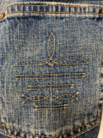 ダブルアールエル RRL デニムジャケット ブルー 2サイズ 201MT-3833