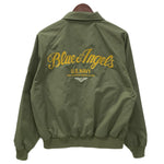 アヴィレックス AVIREX ユーティリティ ジャケット ブルーエンジェルス USN UTILITY JACKET BLUE ANGELS 783-4152006 ジャケット グリーン Lサイズ 201MT-4693