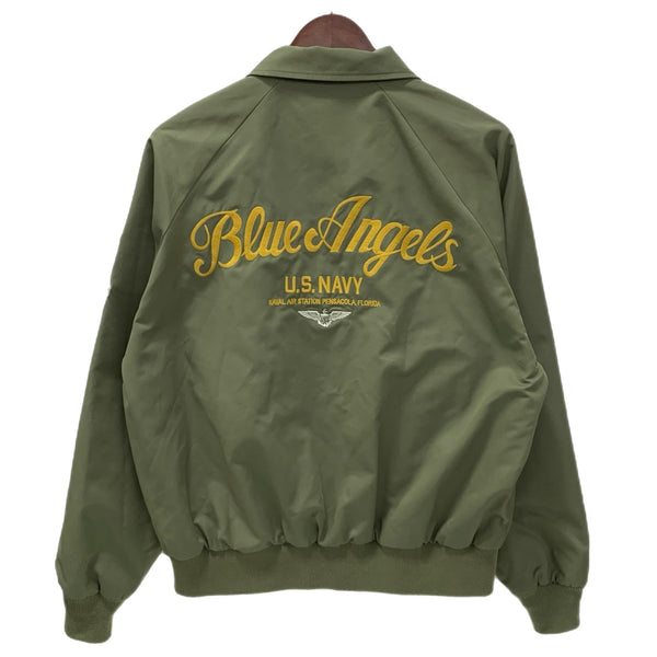 アヴィレックス AVIREX ユーティリティ ジャケット ブルーエンジェルス USN UTILITY JACKET BLUE ANGELS 783-4152006 ジャケット グリーン Lサイズ 201MT-4693