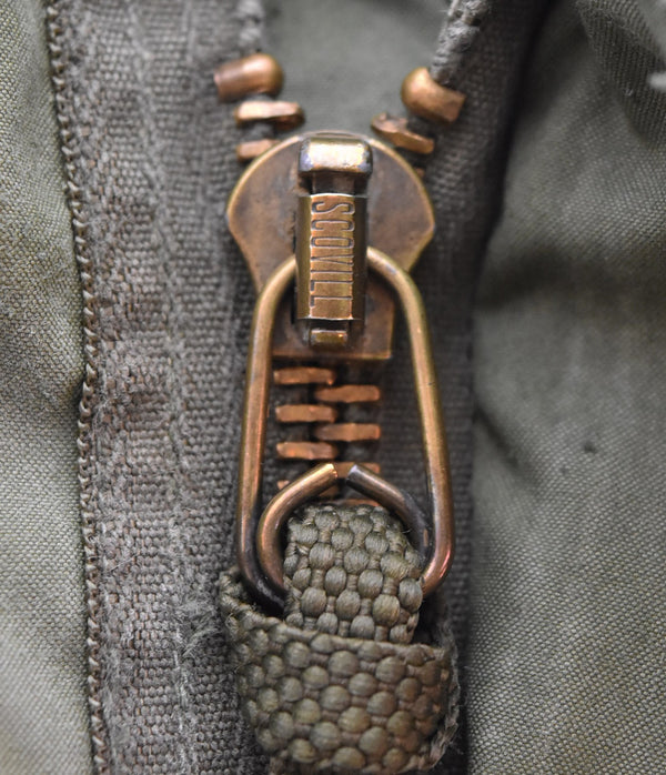 ミリタリー Military 80s USARMY M-65 フィッシュテールパーカー 80's アメリカ軍 SCOVILLジッパー 8415-00-782-3219 ジャケット カーキ Lサイズ 103MT-3330