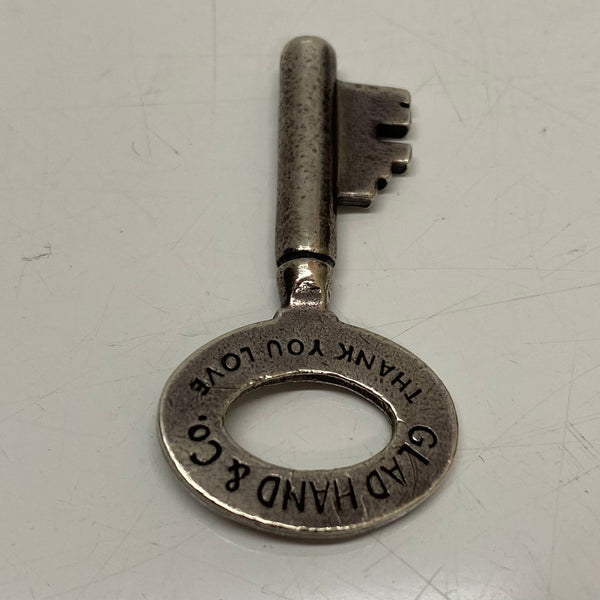 【曜日割引対象外】 【中古】グラッドハンド GLADHAND & Co. ペンダントトップ Key Top 鍵 STERLING SILVER メンズジュエリー・アクセサリー ペンダントトップ シルバー 201goods-772 VB