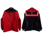 【曜日割引対象外】 ヴィンテージ vintage ~60's セーラーカラー リバーシブルジャケット アルミCONMAR ジャケット レッド 201MT-4578 VB