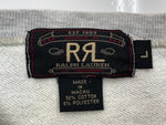 ダブルアールエル RRL 90s 90年代 三ツ星タグ EAGLE SWEAT SHIRT イーグル 灰色 スウェット プリント グレー Lサイズ 104MT-2022