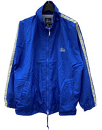 ステューシー STUSSY OLD USA製 STUSSY SPORT JACKET オールド ステューシー スポーツ ジャケット 青 ジャケット ロゴ ブルー Lサイズ 104MT-1967