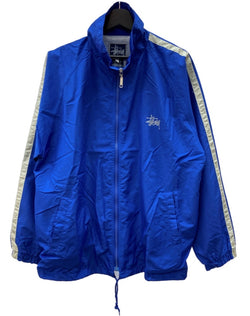 ステューシー STUSSY OLD USA製 STUSSY SPORT JACKET オールド ステューシー スポーツ ジャケット 青 ジャケット ロゴ ブルー Lサイズ 104MT-1967