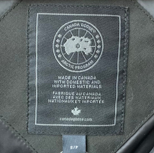 カナダグース CANADA GOOSE ブラックレーベル Shelburne Parka Black Label Heritage  3802LB コート ロゴ ブラック Sサイズ 201LT-289