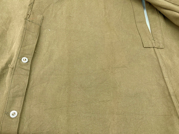 ミリタリー Military Item フランス軍 M35 モーターサイクルコート FRENCH ARMY M-35 MOTOR CYCLE COAT サイズ 2 コート 無地 カーキ 104MT-1045