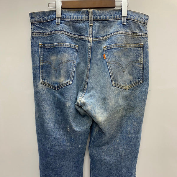 【曜日割引対象外】 リーバイス Levi's 70's 80's 646 フレア デニムパンツオレンジタブ 36×34 デニム ブルー 201MB-1115 VB