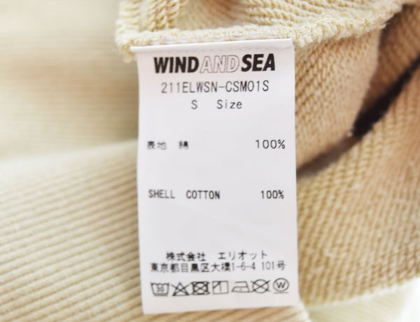 ネイバーフッド NEIGHBORHOOD 21SS ウィンダンシー プリント ロゴ プルオーバー フーディ パーカー ベージュ 211ELWSN-CSM01S パーカ ベージュ Sサイズ 103MT-2164