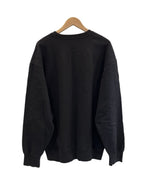 シュプリーム SUPREME ×yohji yamamoto 21AW CREWNECK ビッグロゴスウェット コラボモデル XL スウェット ブラック 101MT-5020