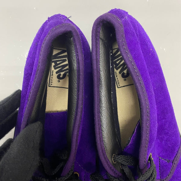 【曜日割引対象外】 ヴァンズ VANS 90's チャッカブーツ パープルスエード USA製 メンズ靴 スニーカー パープル 26.5cmサイズ 201-shoes1438 VB