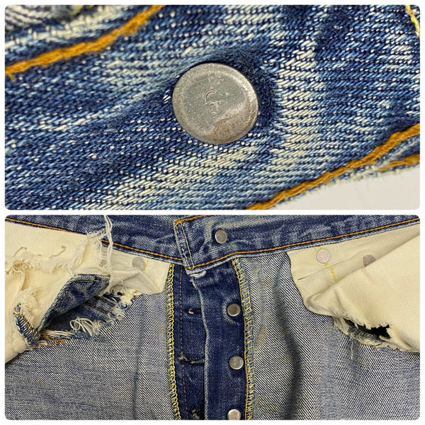 【曜日割引対象外】 リーバイス Levi's 60's 70's 501 BIG E ボタン裏6 W29 デニム ブルー 201MB-1118 VB
