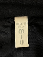 ミュウミュウ miu miu 90s 00s WOOL PEA COAT ウール ピー コート アーカイブ オールド アウター ジャケット 紺 サイズ 54 ジャケット 無地 ネイビー 104MT-1557