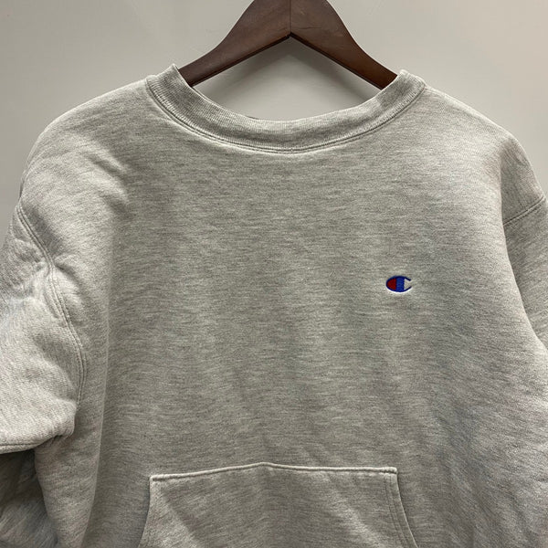 【曜日割引対象外】 チャンピオン Champion 80's REVERSE WEAVE リバースウィーブ ダブルフェイス トリコタグ ヴィンテージ ポケット付き USA製 スウェット グレー Mサイズ 201MT-4049 VB