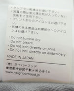 ネイバーフッド NEIGHBORHOOD NEIGHBORHOOD × HARLEY DAVIDSON ハーレーダビッドソン コラボ 22AW スカル Tシャツ グレー Lサイズ 103MT-2744