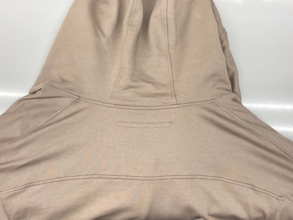 ユリウス JULIUS 22SS Obscure Graige Hoodie グレージュ フーディ 変形 パーカー ボタン 薄茶 777CUM1 サイズ 2 パーカ 無地 ベージュ 104MT-1658