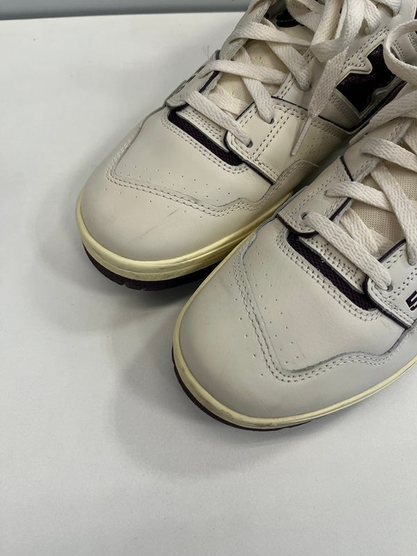 ニューバランス new balance 550×Aimé Leon Dore エメレオンドレ 白 紫 BB550AR1 メンズ靴 スニーカー ホワイト 28.5cm 101sh-2181