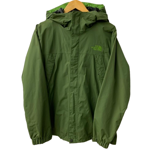 ノースフェイス THE NORTH FACE SCOOPJACKET NP15013 ジャケット グリーン Mサイズ 201MT-4837