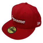 【中古】シュプリーム SUPREME R.I.P. New Era コラボ 7 1/2 帽子 メンズ帽子 キャップ レッド 201goods-663