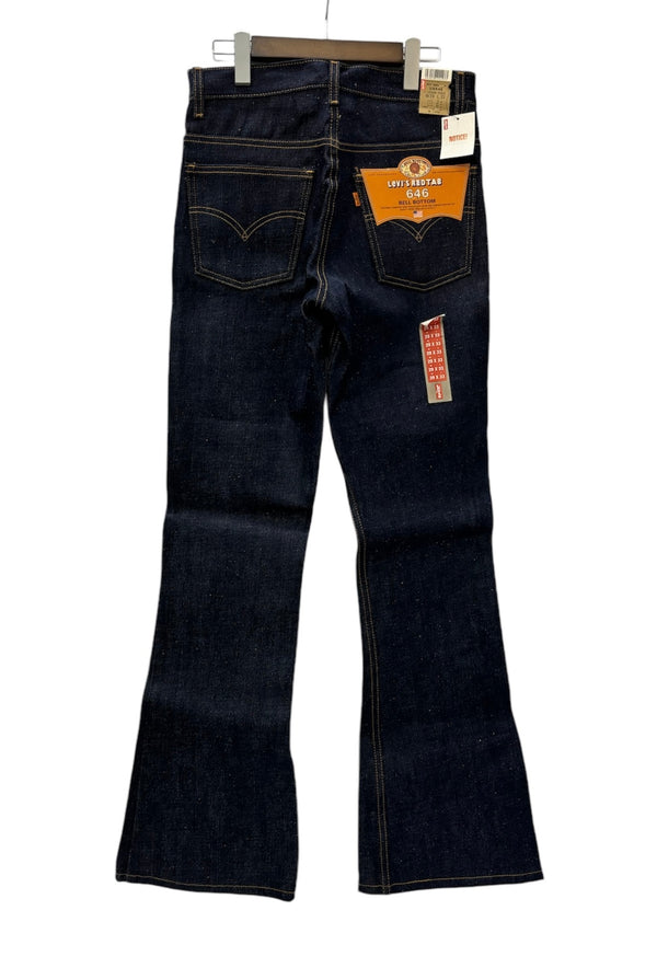 【曜日割引対象外】 リーバイス Levi's デッドストック 00's 646 USA製 ボタン裏379 ベルボトム US646-0300 デニム W29サイズ 201MB-728 VB