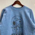 【曜日割引対象外】 ヒューマンメイド HUMAN MADE VINTAGE PEANUTS SWEATSHIRT スヌーピー スウェット ブルー Lサイズ 201MT-3673 VB