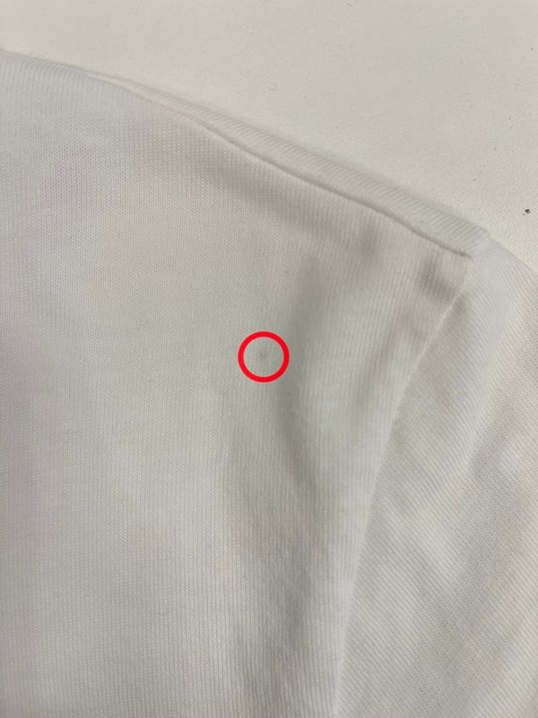 モンクレール MONCLER MAGLIA ロゴパッチ付き半袖Tシャツ 白 E10918041850 8390T Tシャツ ホワイト Sサイズ 101MT-4251