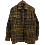 【曜日割引対象外】 ウールリッチ WOOLRICH 50's ウール チェックジャケット CPO Wool Jacket ジャケット イエロー 40サイズ 201MT-4384 VB