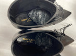 サンローラン Saint Laurent ポインテッドトゥ パテントブーツ レースアップ ヒール レザー BLACK 黒 351930 レディース靴 ブーツ その他 ブラック SIZE36 1/2 104S-715