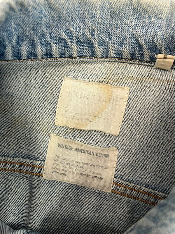 ヘルムートラング HELMUT LANG 90s 90's 90年代 本人期 デニムジャケット ヴィンテージ イタリア製 50 ジャケット ブルー 101MT-5164