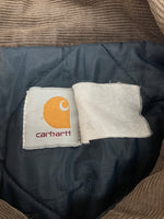 カーハート Carhartt DUCK TRADITIONAL JACKET ダック トラディショナル ジャケット ジップアップ デトロイト ワーク アウター 黒 ジャケット ロゴ ブラック 104MT-1768