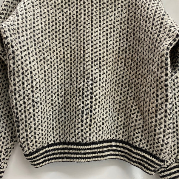 【曜日割引対象外】 エルエルビーン L.L.Bean 80's 90's バーズアイニット セーター ホワイト 201MT-4603 VB