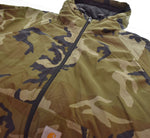 カーハート Carhartt カモフラ迷彩 ジップアップ フーディーアクティブジャケット 2136 ジャケット マルチカラー Lサイズ 103MT-3341