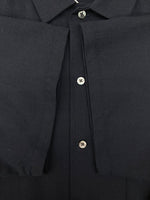 シュタイン stein W/TA SS SHIRT ウール トリアセテート ショートスリーブ シャツ ボタン 半袖 紺 ST.066 半袖シャツ 無地 ネイビー Mサイズ 104MT-2335