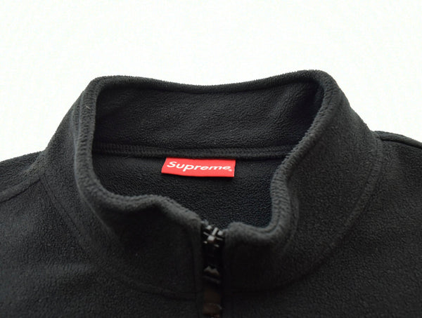 シュプリーム SUPREME 22AW Polartec Zip Jacket フリースジャケット 黒 ジャケット ロゴ ブラック LLサイズ 103MT-637