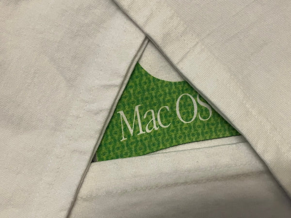 ヴィンテージ vintage 90年代 90's Hanes Apple "Mac OS8.5" Sherlock アップル マック シャーロック プリント XL Tシャツ ホワイト LLサイズ 101MT-3829