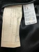 ケンゾー KENZO HOMME LEATHER LONG COAT レザー ロング コート ボタン アーカイブ 本革 アウター ジャケット 黒 ジャケット 無地 ブラック Lサイズ 104MT-1794