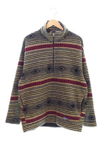 パタゴニア PATAGONIA 90s 90's 90年代 97年製 USA製 ブルズアイ ハーフジップ フリース プルオーバージャケット 10457 ジャケット マルチカラー Lサイズ 103MT-1951