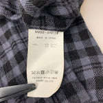 エムエーエスユー MASU 23ss GRUNGE PLAID SHIRT 長袖シャツ ブラック 46サイズ 201MT-4667
